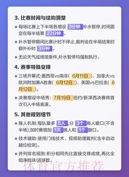 2026年世界杯赛制革新与规则变化全面解析 2026年世界杯赛制革新与规则变化全面解析